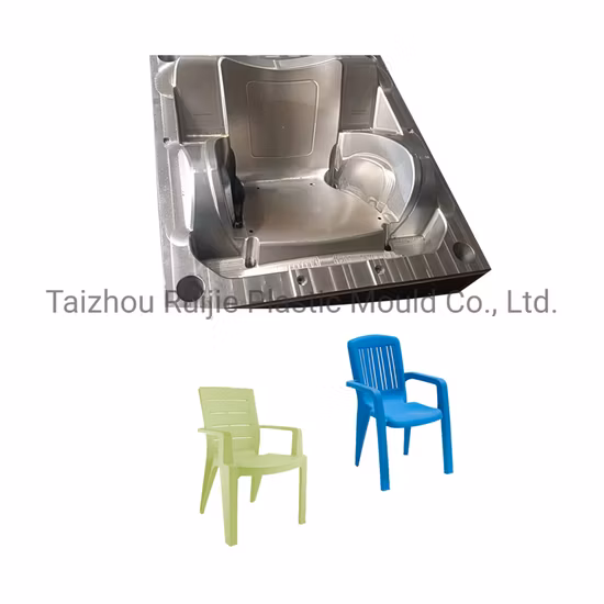 Fabricante de moldes de inyección de personalización de muestra, diseño de ratán grande, PP, mesa de jardín, taburete, silla, molde de plástico